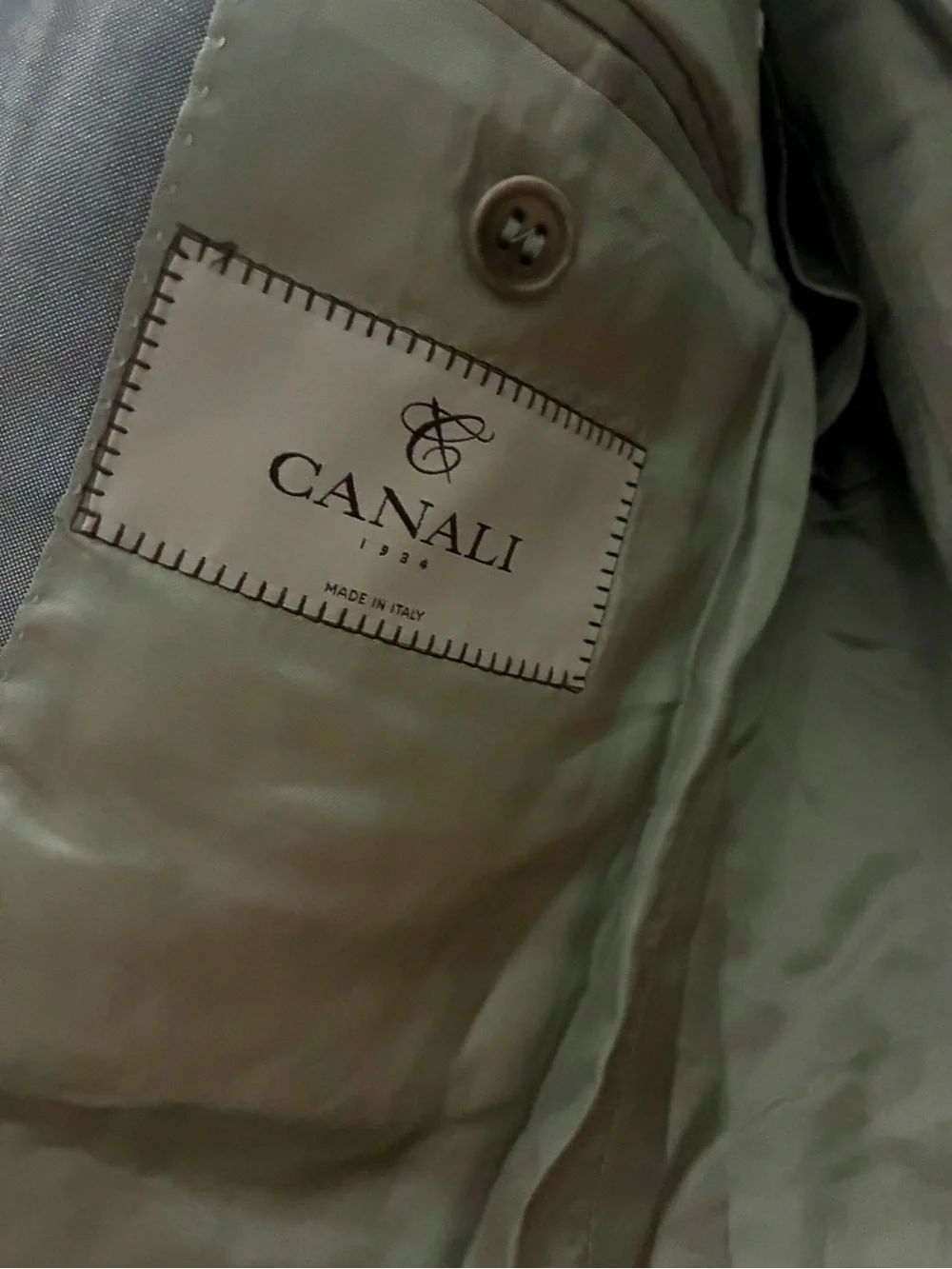 Canali Slate Gray Two-Button Men's Blazer